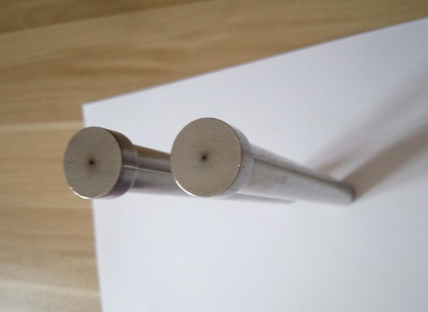 190厚0.8和1.0mm深孔电火花加工效果展示